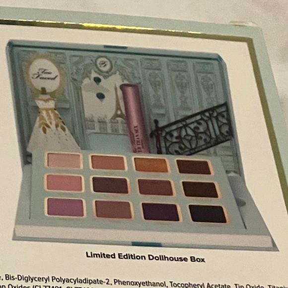 Too Faced La Petite Mason Dollhouse Box Eyeshadow Palette.  New!  Unswatched! - Picture 14 of 14